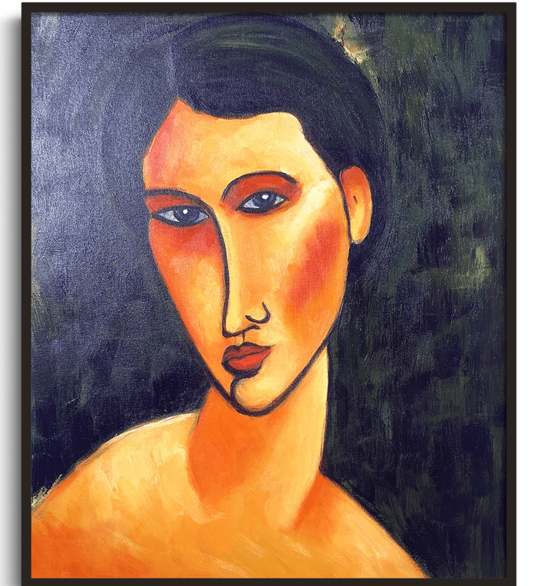 Galerie Mont Young girl with blue eyes - Amedeo Modigliani^ Modigliani