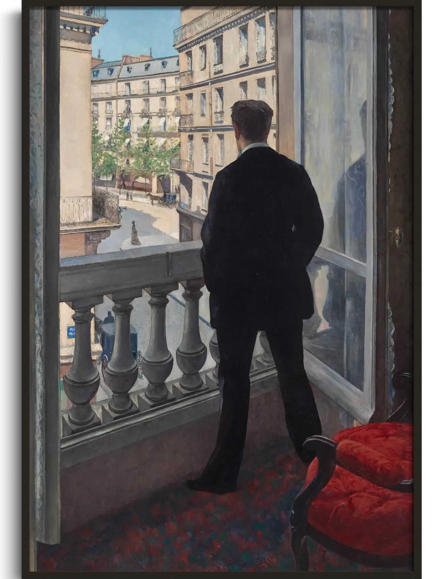 Galerie Mont Young man at the window - Gustave Caillebotte^ Caillebotte